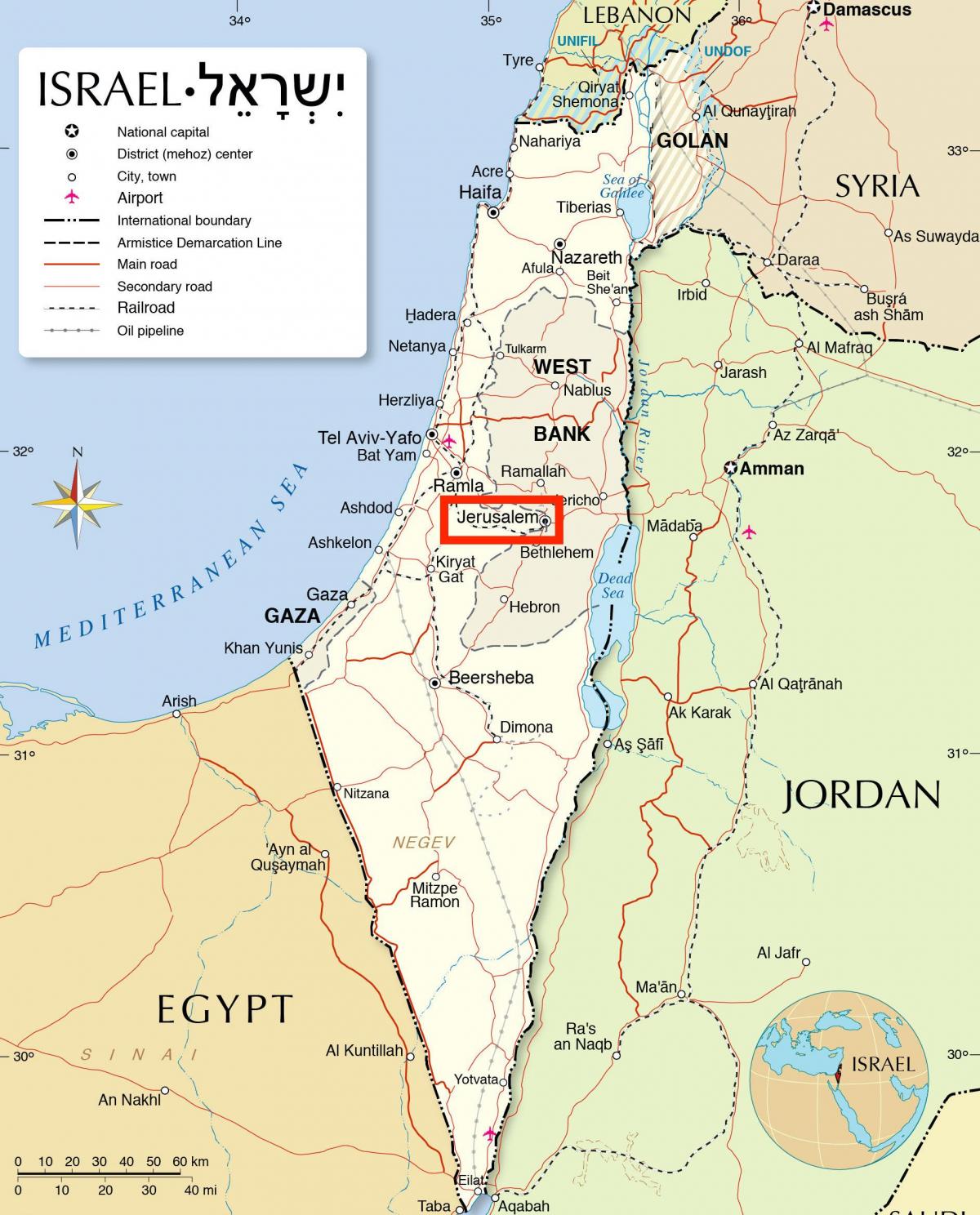 Onde Fica Jerusalem No Mapa Mundi / Mapa De Israel Turismo E As Cidades Mais Bonitas E Visitadas