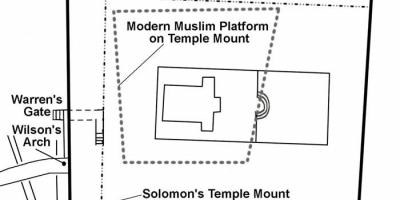 Mapa do templo de Herodes