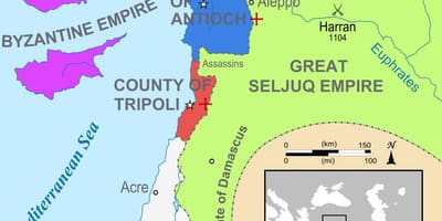 Mapa do Reino de Jerusalém